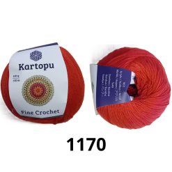Fine Crochet piros