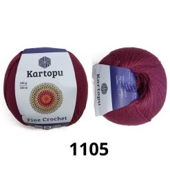 Fine Crochet  bordó