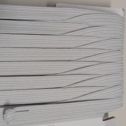 Gumiszalag 0.9cm fehér