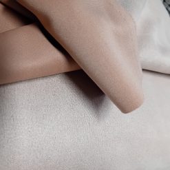 Soft velur-drapp