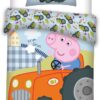 Peppa malac gyerek ágyneműhuzat 100×135cm, 40×60 cm