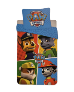 Paw Patrol gyerek ágyneműhuzat 100×135cm, 40×60 cm