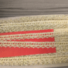 Pamut csipke- 1cm/ arany lurex