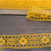 Pamut csipke- 3cm/ sárga