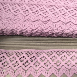 Pamut csipke 5cm/ lila