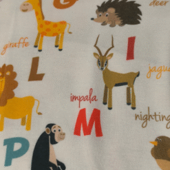 Szafari állatos elasztikus pamut